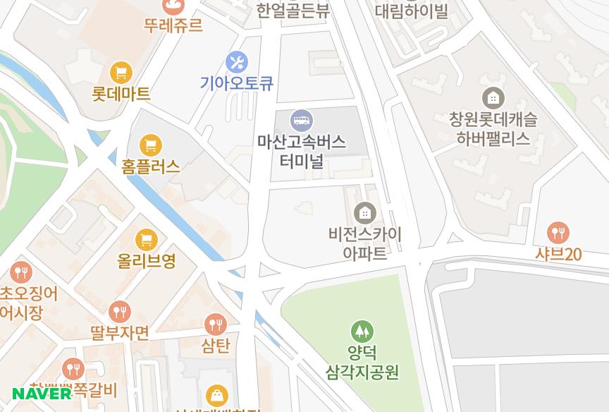경상남도 창원시 마산회원구 양덕동 드림타워 위치·실거래 시세 지도