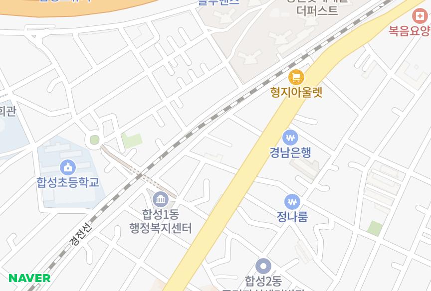 경상남도 창원시 마산회원구 합성동 합성배진 위치·실거래 시세 지도
