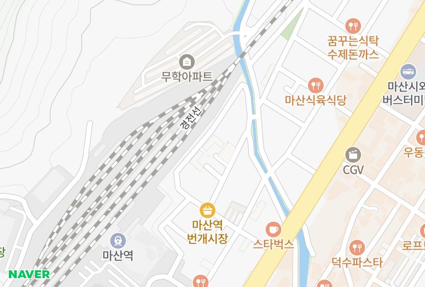경상남도 창원시 마산회원구 석전동 일신 위치·실거래 시세 지도