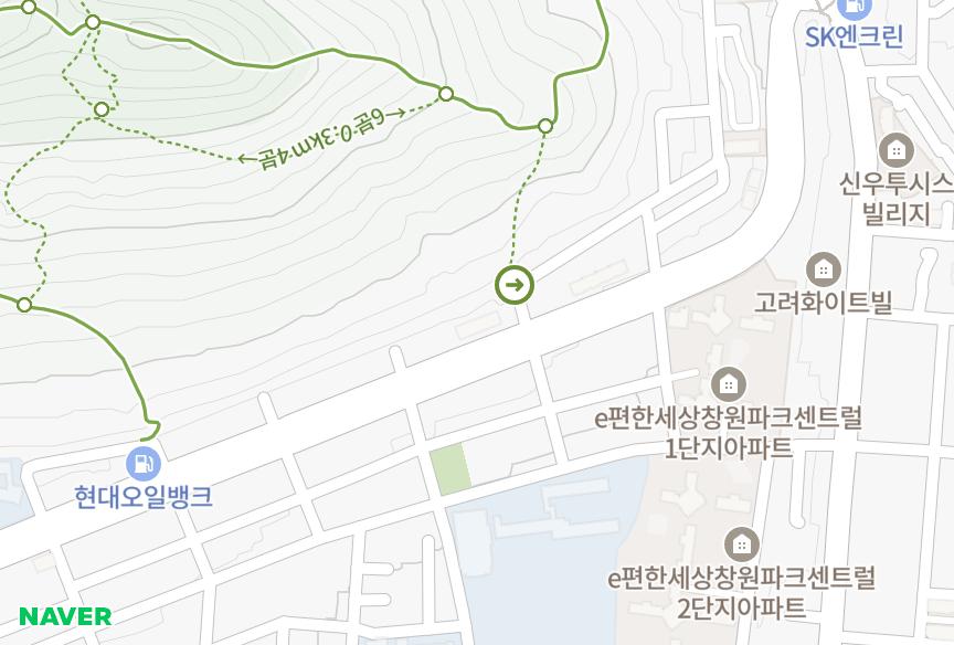 경상남도 창원시 마산회원구 회원동 무지개 위치·실거래 시세 지도