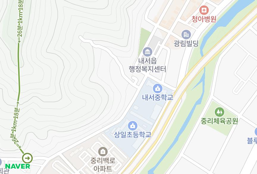 경상남도 창원시 마산회원구 내서읍 중리 아델존 위치·실거래 시세 지도