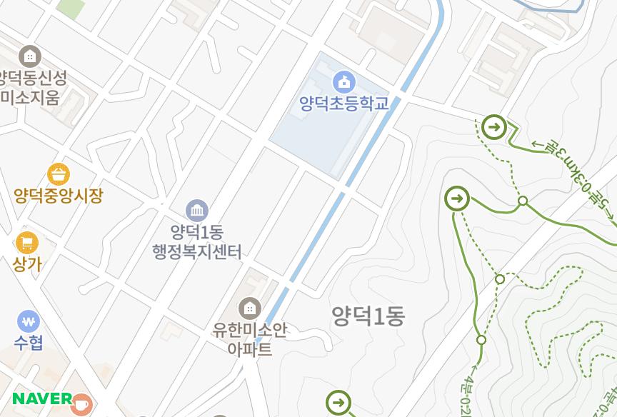 경상남도 창원시 마산회원구 양덕동 동림맨션 위치·실거래 시세 지도