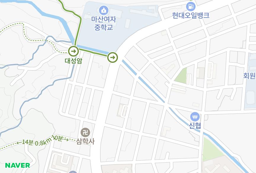 경상남도 창원시 마산회원구 회원동 서광빌라맨션2차 위치·실거래 시세 지도
