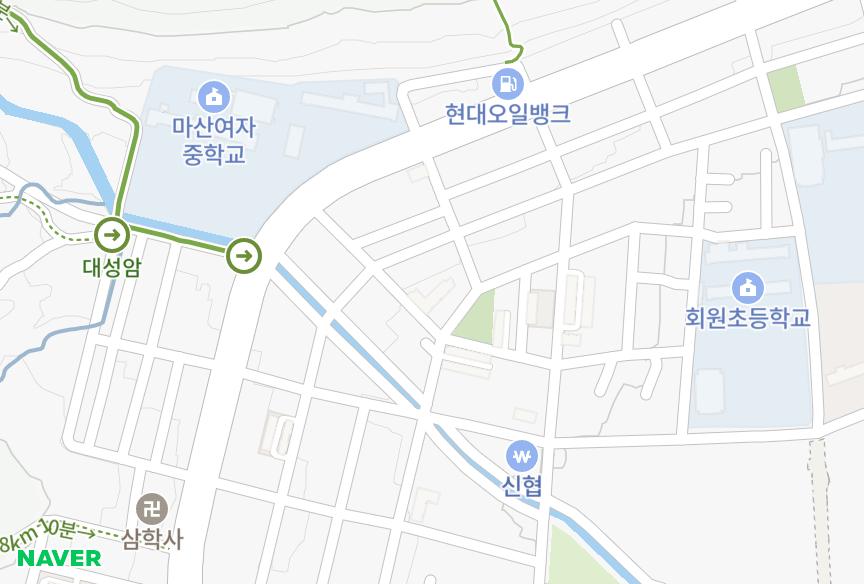 경상남도 창원시 마산회원구 회원동 팔육국민주택 위치·실거래 시세 지도