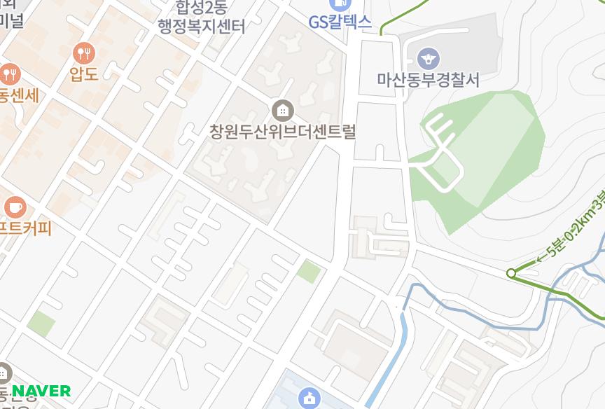 경상남도 창원시 마산회원구 합성동 대화빌아트 위치·실거래 시세 지도