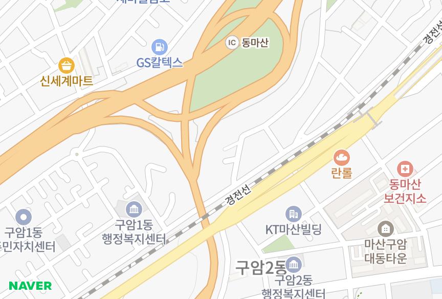 경상남도 창원시 마산회원구 구암동 덕양 위치·실거래 시세 지도