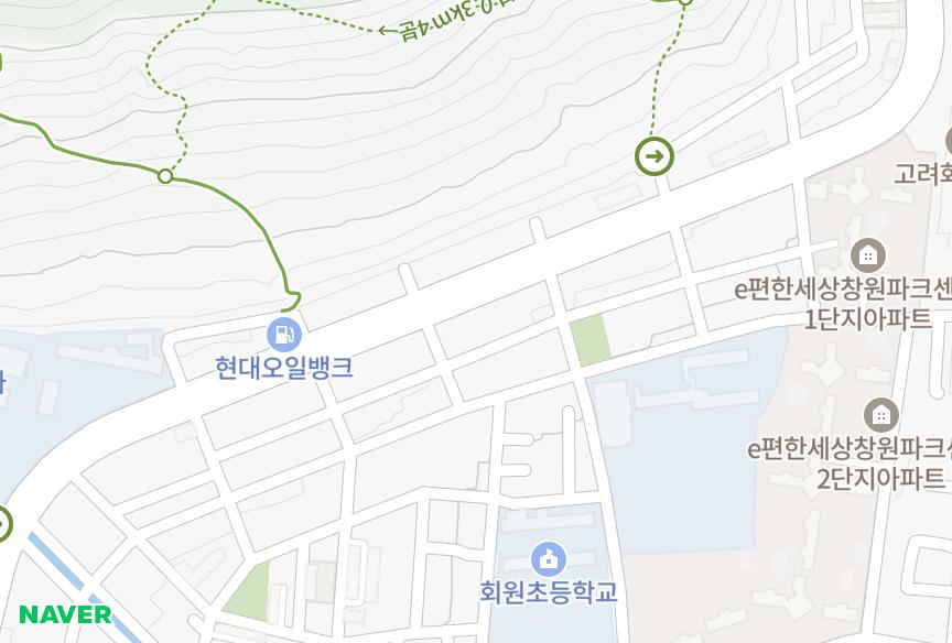 경상남도 창원시 마산회원구 회원동 성일빌리지 위치·실거래 시세 지도