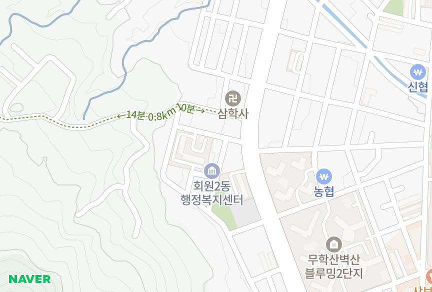 경상남도 창원시 마산회원구 회원동 명진 위치·실거래 시세 지도