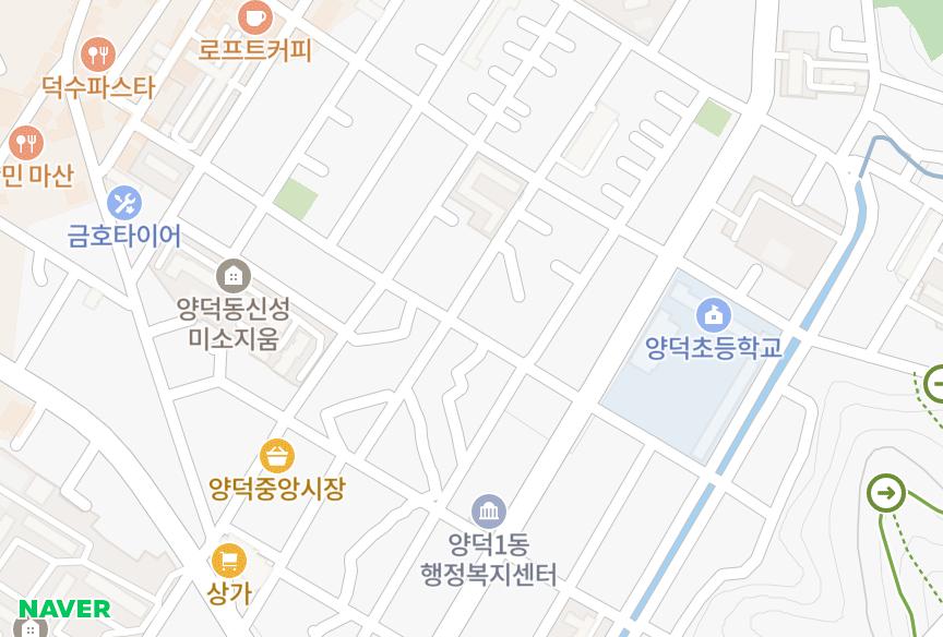 경상남도 창원시 마산회원구 양덕동 연화빌라 위치·실거래 시세 지도