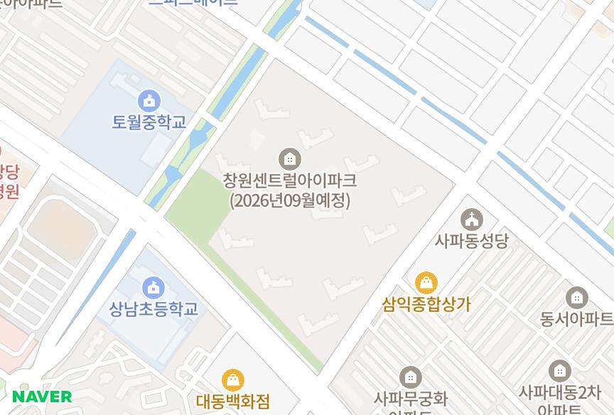 경상남도 창원시 성산구 신월동 주공 위치·실거래 시세 지도