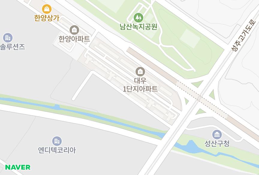 경상남도 창원시 성산구 가음동 남산효성해링턴플레이스 위치·실거래 시세 지도