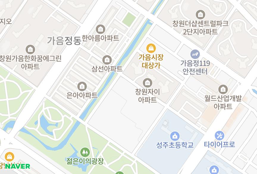 경상남도 창원시 성산구 가음동 풍성정밀사원 위치·실거래 시세 지도
