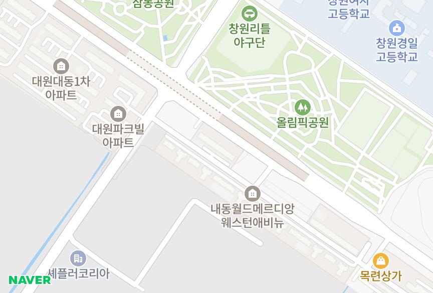 경상남도 창원시 성산구 내동 한화 위치·실거래 시세 지도