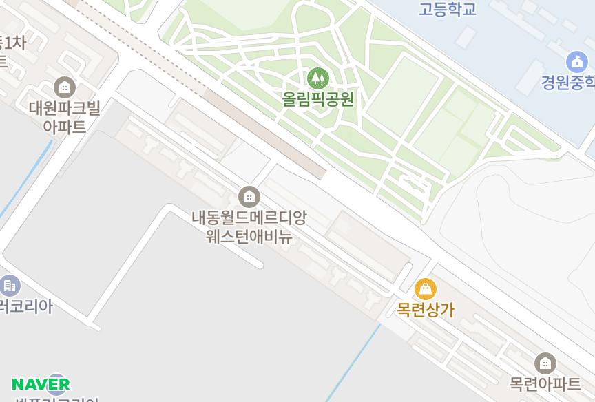 경상남도 창원시 성산구 내동 삼성올림픽맨션 위치·실거래 시세 지도