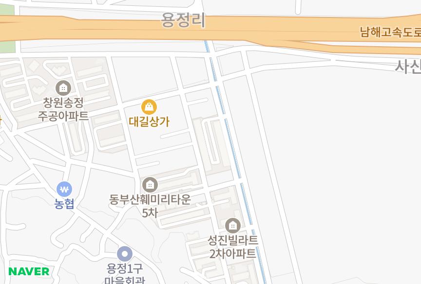 경상남도 창원시 의창구 동읍 용정리 성진까치빌라1차 위치·실거래 시세 지도