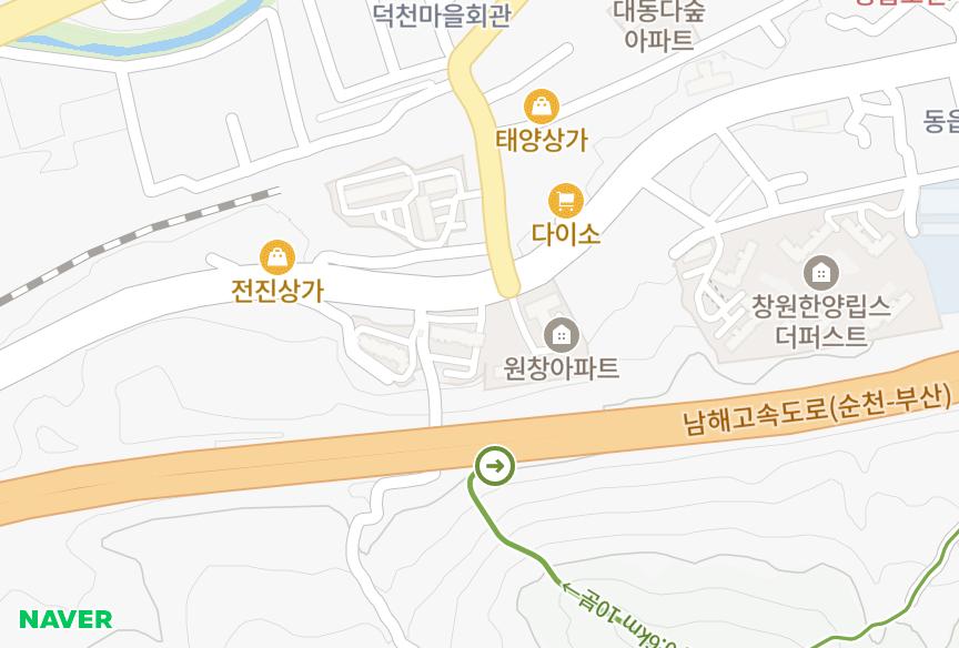 경상남도 창원시 의창구 동읍 용잠리 신화버드뷰 위치·실거래 시세 지도