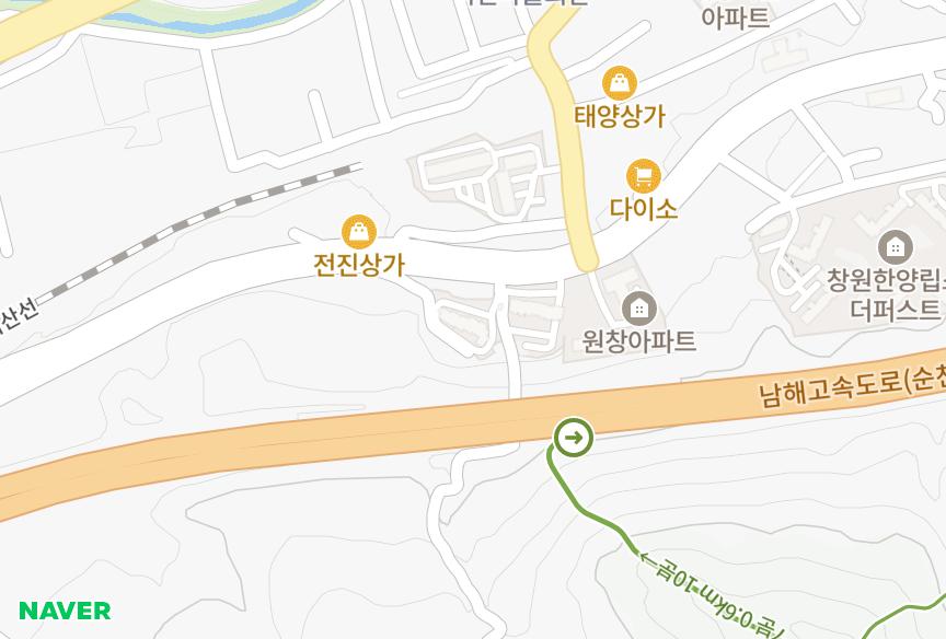 경상남도 창원시 의창구 동읍 용잠리 평화맨션 위치·실거래 시세 지도