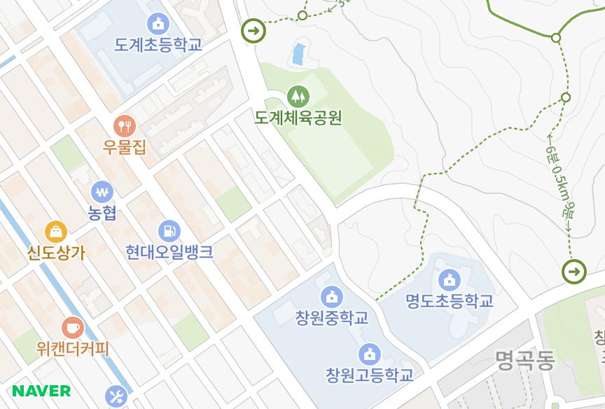 경상남도 창원시 의창구 도계동 유일파크 위치·실거래 시세 지도