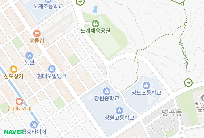 경상남도 창원시 의창구 도계동 더좋은집2차 위치·실거래 시세 지도