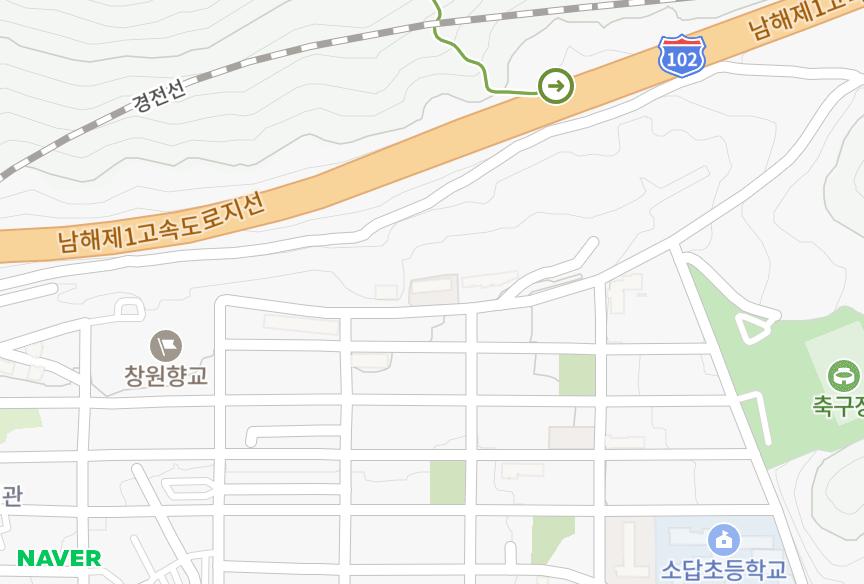 경상남도 창원시 의창구 소답동 청학 위치·실거래 시세 지도