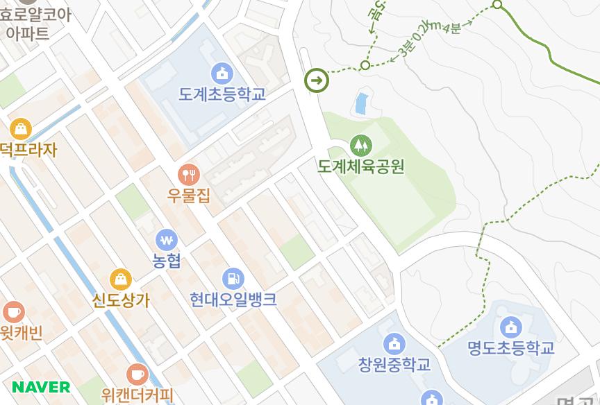 경상남도 창원시 의창구 도계동 중앙맨션 위치·실거래 시세 지도