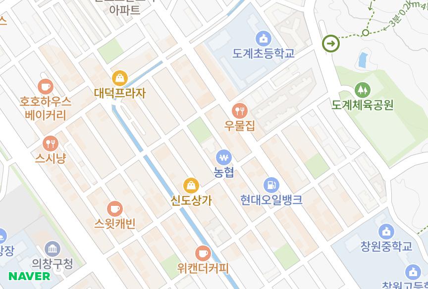 경상남도 창원시 의창구 도계동 건우맨션 위치·실거래 시세 지도