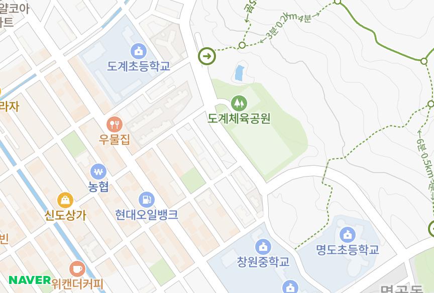 경상남도 창원시 의창구 도계동 대한맨션 위치·실거래 시세 지도