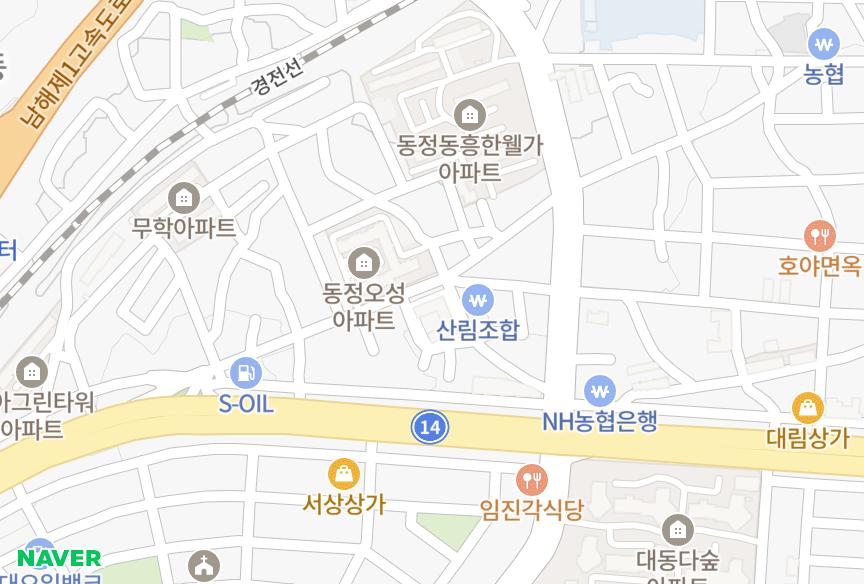경상남도 창원시 의창구 서상동 서상 위치·실거래 시세 지도