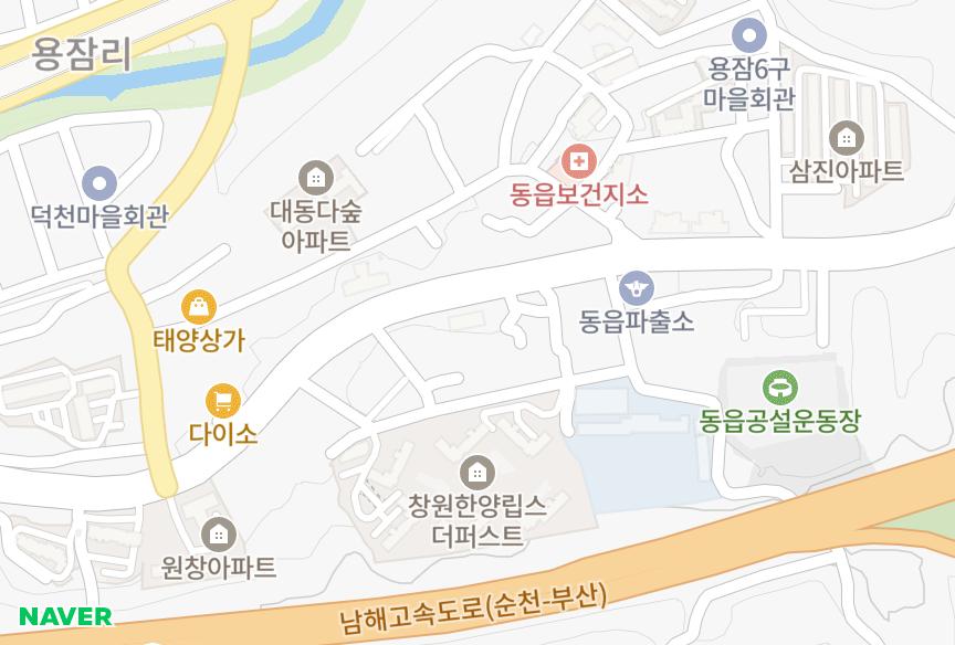 경상남도 창원시 의창구 동읍 용잠리 동읍이조1차 위치·실거래 시세 지도