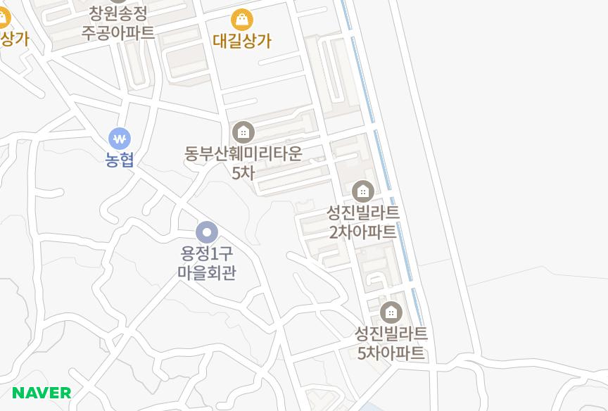 경상남도 창원시 의창구 동읍 용정리 한빛드림빌 위치·실거래 시세 지도