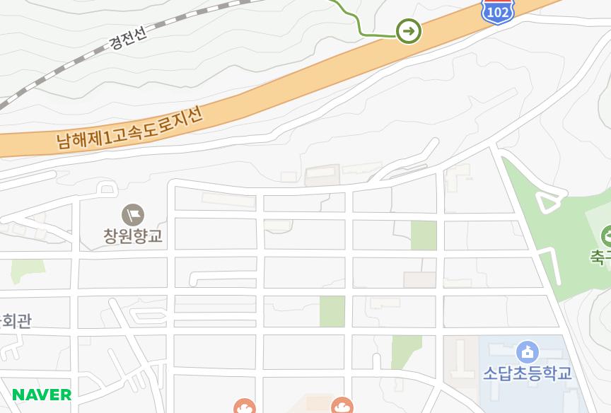 경상남도 창원시 의창구 소답동 한려미리내 위치·실거래 시세 지도