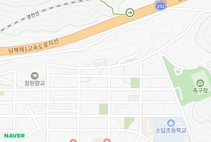경상남도 창원시 의창구 소답동 진보델타 위치·실거래 시세 지도