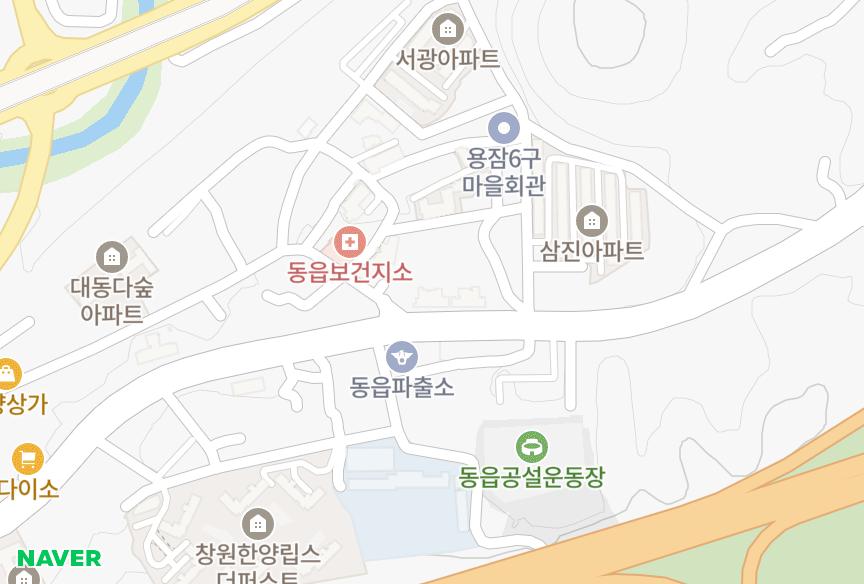 경상남도 창원시 의창구 동읍 용잠리 창원1차비룡벨로스텔라 위치·실거래 시세 지도