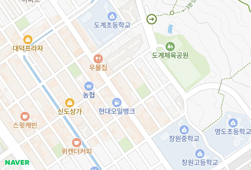경상남도 창원시 의창구 도계동 청구아트빌라 위치·실거래 시세 지도
