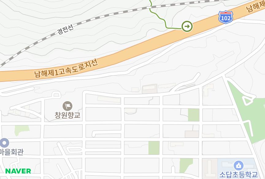경상남도 창원시 의창구 소답동 오션빌리지 위치·실거래 시세 지도