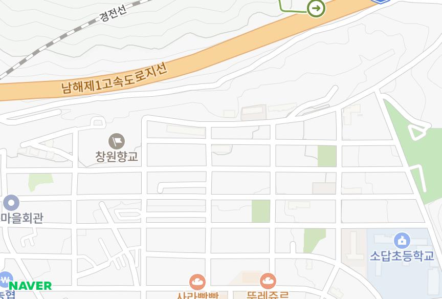 경상남도 창원시 의창구 소답동 금강그린맨션 위치·실거래 시세 지도