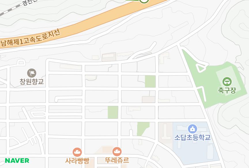 경상남도 창원시 의창구 소답동 강남씨티빌 위치·실거래 시세 지도