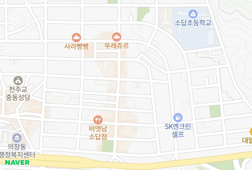 경상남도 창원시 의창구 소답동 행운빌라 위치·실거래 시세 지도