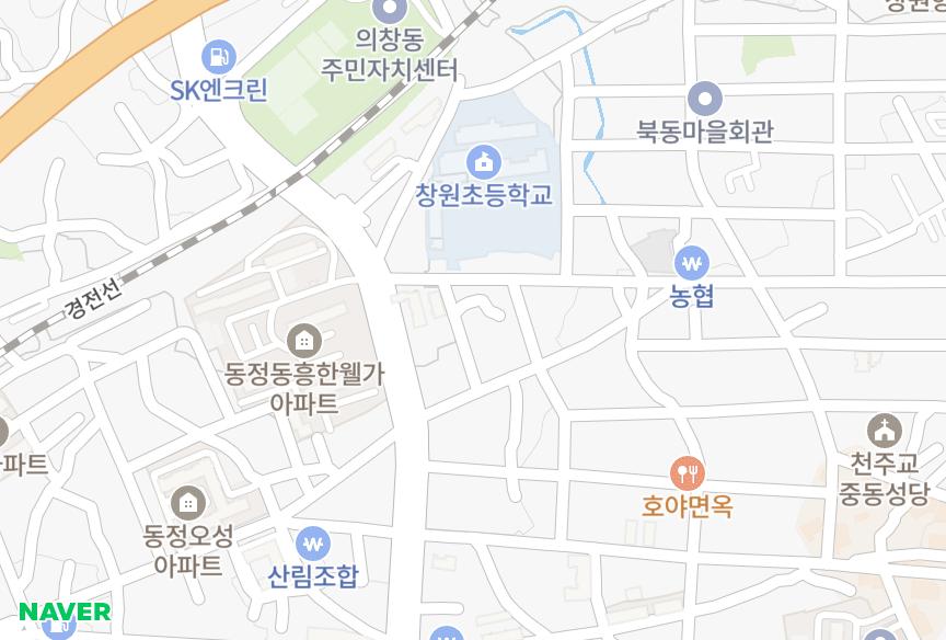 경상남도 창원시 의창구 서상동 강남시스빌 위치·실거래 시세 지도