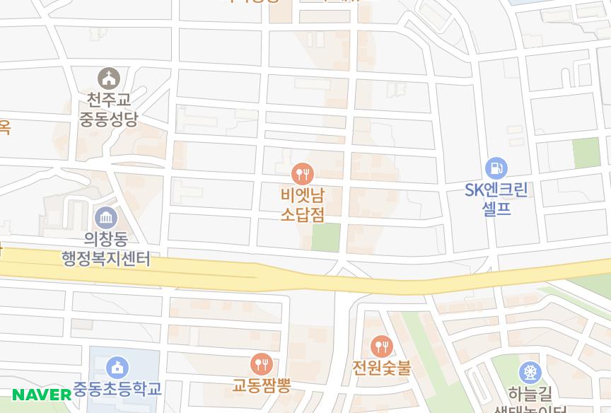 경상남도 창원시 의창구 소답동 송백프렌드빌 위치·실거래 시세 지도