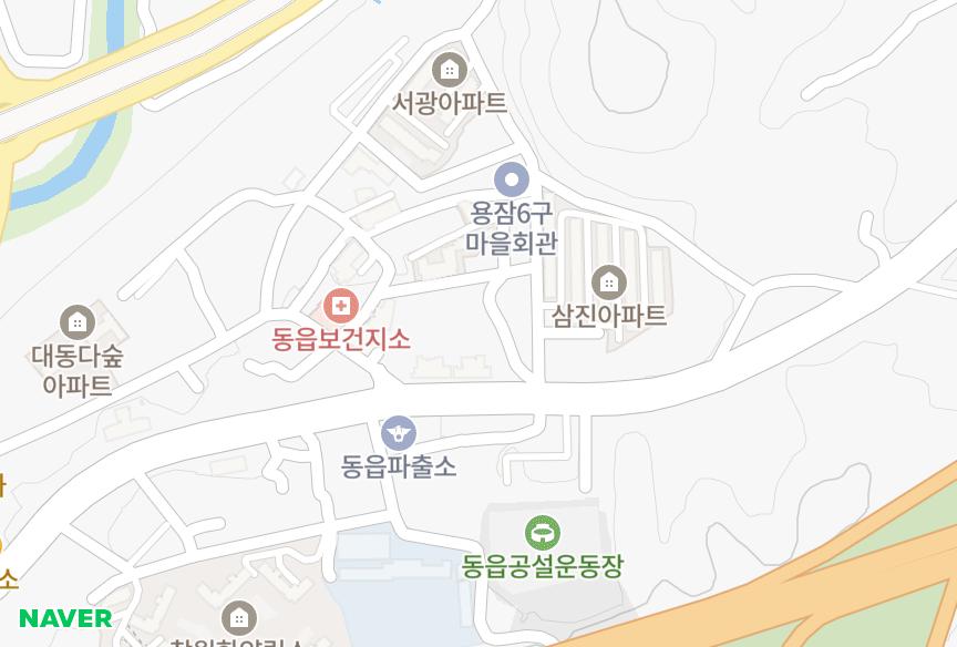 경상남도 창원시 의창구 동읍 용잠리 평화빌라 위치·실거래 시세 지도