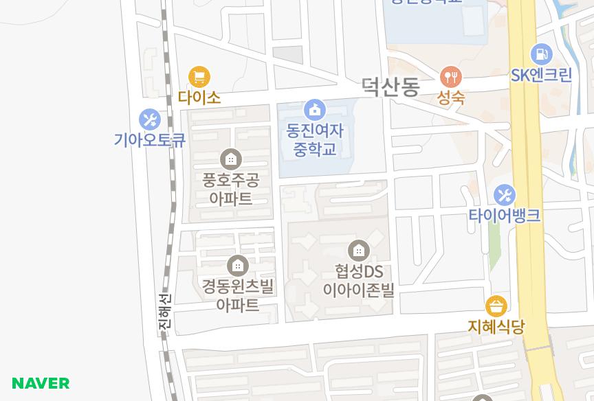 경상남도 창원시 진해구 풍호동 샛별마을 위치·실거래 시세 지도