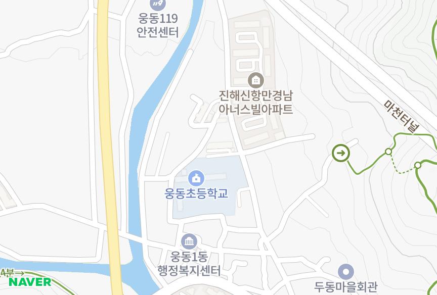 경상남도 창원시 진해구 마천동 여명 위치·실거래 시세 지도
