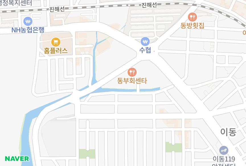 경상남도 창원시 진해구 이동 뉴중앙하이츠 위치·실거래 시세 지도