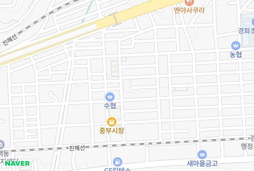 경상남도 창원시 진해구 경화동 진해현대그린파크 위치·실거래 시세 지도