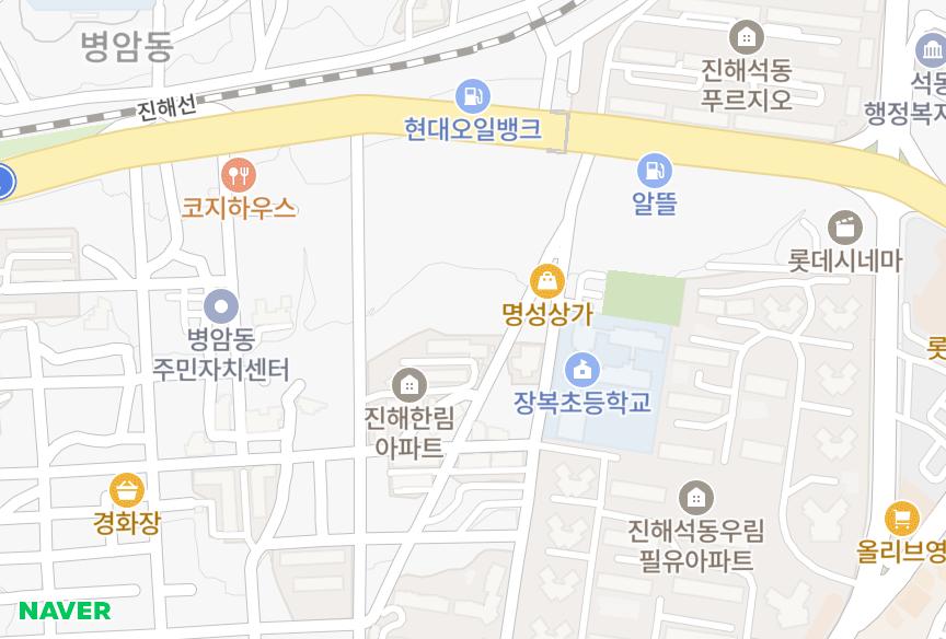 경상남도 창원시 진해구 석동 경인빌라 위치·실거래 시세 지도
