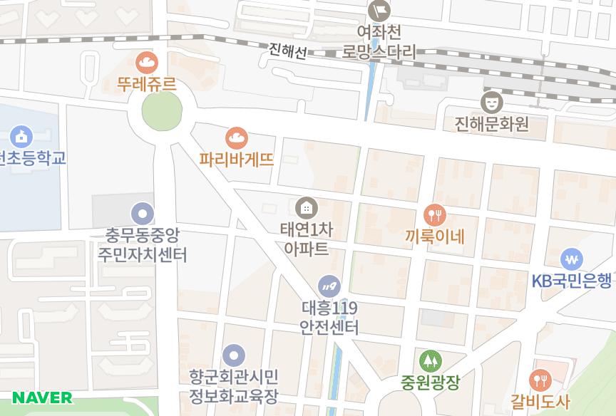 경상남도 창원시 진해구 화천동 화천태연1차 위치·실거래 시세 지도