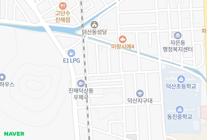 경상남도 창원시 진해구 덕산동 덕산타워맨션 위치·실거래 시세 지도