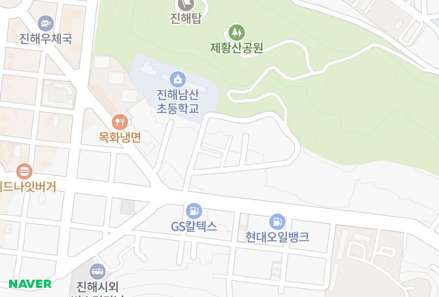 경상남도 창원시 진해구 제황산동 탑산무학맨션 위치·실거래 시세 지도