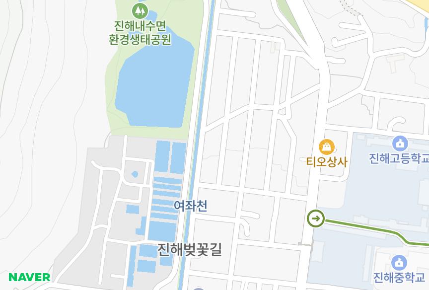 경상남도 창원시 진해구 여좌동 대신빌라 위치·실거래 시세 지도